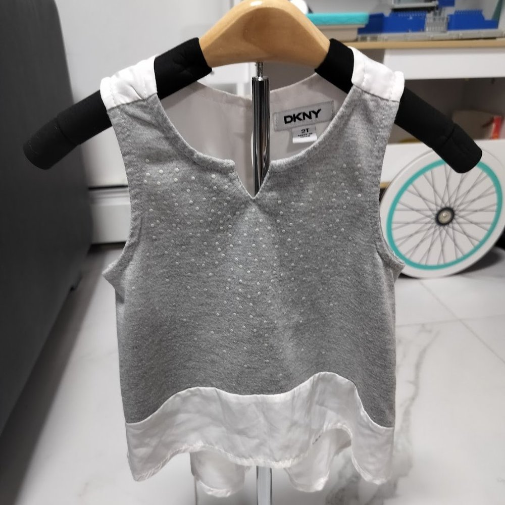Selling a used DKNY girls shirt Size 2T